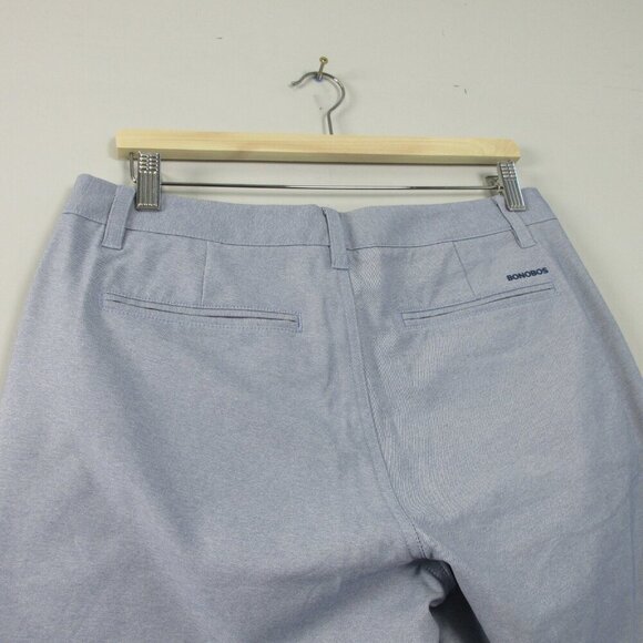 Bonobos Golf Pants Men 31x32 Blue Straight Flat Front Performance Stretch 378 - Picture 7 of 12